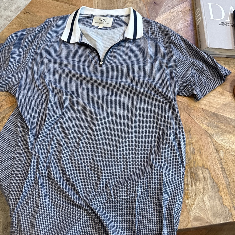 WRK Zip up polo
